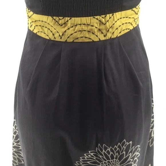 Anthropologie Floreat Floral Embroidered Strapless Dress - Picture 12 of 16